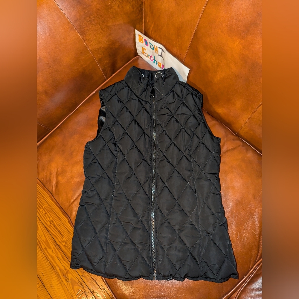 Calvin Klein Black Quilted Women's Vest